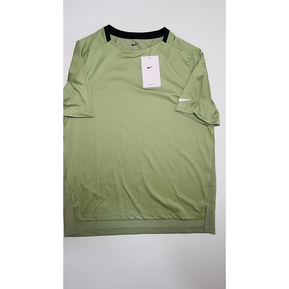 Nike training kids dri-fit green t-shirt size L